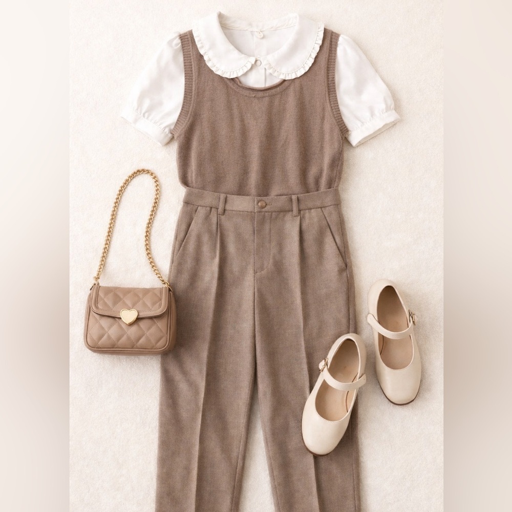 VILA Taupe Sleeveless Tank Top